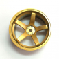 Preview: MST 1/10 Gold 5 spoke Felgen offset 8 (4)