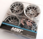 Preview: MST 1/10 Flat Silver 5H Felgen offset 7 (4)