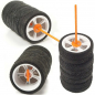 Preview: 1/8 & 1/10 RC Car Plastic Tires Wheels Holder 5Pcs