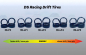 Preview: DS Racing Mini MI22-LF1 Drift Tire Set for Kyosho Mini-Z
