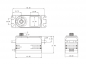 Preview: SRT Coreless Servo HV Low Profile CNC Alugehäuse 11.8kg/0.052sec @7.4V