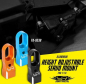 Preview: Yeah Racing 1/10 Einstellbare Aluminium Servohalter rot