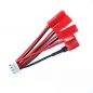 Preview: T Plug to JST adapter 24AWG Silicone Wire L=50mm