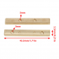 Preview: Brass Boulder Bars for Axial SCX24 1pair/set 70*100*15mm