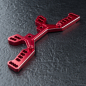 Preview: MST RMX-M Alum. rear damper stay (red)