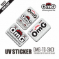 Preview: OMG Logo UV Sticker