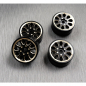 Preview: Samix SCX24 brass wheel set (4pcs)