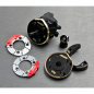 Preview: Samix SCX10 III / Capra brass Portal Cover Set & Scale Brake Rotor & 8mm hex