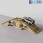 Preview: Crawler Park Kit - Bogenbrücke - für 1/24 & 1/18 Crawler