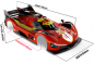Preview: Bittydesign 499T 1/10 LMH 190mm Clear Body für Tamiya TT-02 Chassis