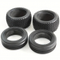 Preview: 1/10 Buggy Tires front/rear including inserts for Tamiya/TT-02B/DT-02/DT-03/DF-03/Offroad