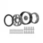 Preview: 1.9" Aluminium Beadlock Crawler Felgen, 4 Stück - 6Stars-Stil