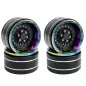 Preview: 1.9" Aluminium Beadlock Crawler Felgen 4 Stück - Dazzling colour - Black