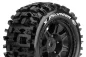 Preview: Louise RC X-Pioneer MFT-Reifen soft auf Felge schwarz 24mm (2) für TRX X-Maxx