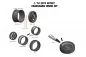 Preview: Louise Drift-Felge 5-Speichen hochglanz-schwarz (4) 1/10 Drift (2,4,6,8mm Offset, 12mm Radsechskant)