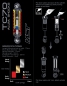 Preview: MST TC70 Alum. shocks (black) (4) 70mm