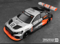 Preview: Bittydesign A3-M 1/10 M-Chassis Karosserie – klar (für 210–225 mm Radstand)