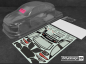 Preview: Bittydesign A3-M 1/10 M-Chassis Karosserie – klar (für 210–225 mm Radstand)