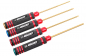 Preview: Team Corally - Pro Hex Tool Set - Ti-Ni Coated - 1.5 / 2.0 / 2.5 / 3.0 mm - 4 pcs