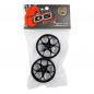 Preview: DS Racing 5Y Spoke Drift Feathery Wheel / Black Hi Gloss 2K  / +8mm offset (2pcs)