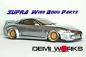 Preview: Demi Works Toyoya Supra Set B ( Lexan Fenders) for Tamiya Supra (51291)+sticker