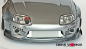 Preview: Demi Works Toyota Supra Lexan Front Bumper Lip for Tamiya Supra (51291)