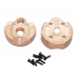 Preview: Brass Counterweight Front&Rear Axle Pionion Gear Cover B Style 1set für SCX10 III, Capra 1.9