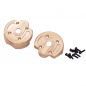 Preview: Brass Counterweight Front&Rear Axle Pionion Gear Cover B Style 1set für SCX10 III, Capra 1.9