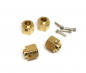 Preview: 1/10 Messing/Brass Radmitnehmer Set 12x10mm