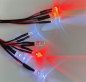 Preview: LED RC lights, 8 lamps with socket - 7 different modes