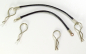 Preview: 1:10 Body Clips with Rope, black (80mm