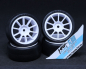 Preview: DS Racing Tire/rim set + Mini HRF  Front 36, Rear 36 + 4 pcs for M-Chassis