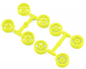 Preview: DS Racing Mini-Z Rim 8.5mm Narrow Flu-Yellow  - 8 pcs