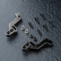 Preview: MST RMX 4 Alum. rear damper stay set (black)