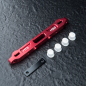 Preview: MST RMX 4 Alum. adj. lower arm mount set (+11.5~13.0) (red)