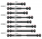 Preview: MST CMX Steel drive shaft set 83-106mm