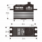 Preview: OMG D4-20BF PANTHER Digital Low Profile Brushless Servo - Touring,  2WD Buggies,1/8 Buggies - Programmable