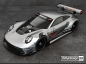 Preview: Bittydesign P-GT3R 1/10 GT Clear Body 190mm