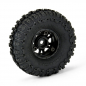 Preview: Proline 1/24 Trencher Fr/Rr 1.0" Tires Mounted 7mm Black Impulse (4): SCX24