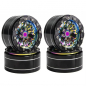 Preview: 2.2" Beadlock Felge für Crawler in Regenbogenfarben aus Aluminium (4 Stück)