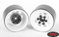 Preview: Stamped Steel 1.0'' Stock Beadlock Wheels (Weiß)(4)