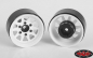 Preview: RC4WD OEM 6-Lug Stamped Steel 1.55" Beadlock Wheels (White)(4)