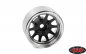 Preview: RC4WD OEM 6-Lug Stamped Steel 1.55" Beadlock Felgen (Black and Chrome)(4)