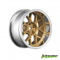 Preview: Louise Drift-Felge 14-Speichen bronze (4) 1/10 Drift (2,4,6,8mm Offset, 12mm Radsechskant)