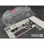 Preview: Bittydesign P-GT3R 1/10 GT clear body 190mm