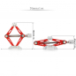 Preview: RC Accessories Aluminum Alloy 6t Scale Adjustable Jack Stand