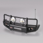 Preview: Killerbody Rammschutz mit LED Scheinwerfer Alu schwarz für 1/10 Truck LC70