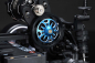 Preview: Yokomo Aluminum light weight spurgear hub (Blue) for RD/SD/MD