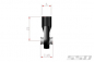Preview: SSD M3 Short Plastic Rod Ends (10)