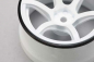 Preview: Yokomo Racing Performer Offset 6mm High Traction Felge 2 Stück Weiß für 1/10 RC RWD Drift Car